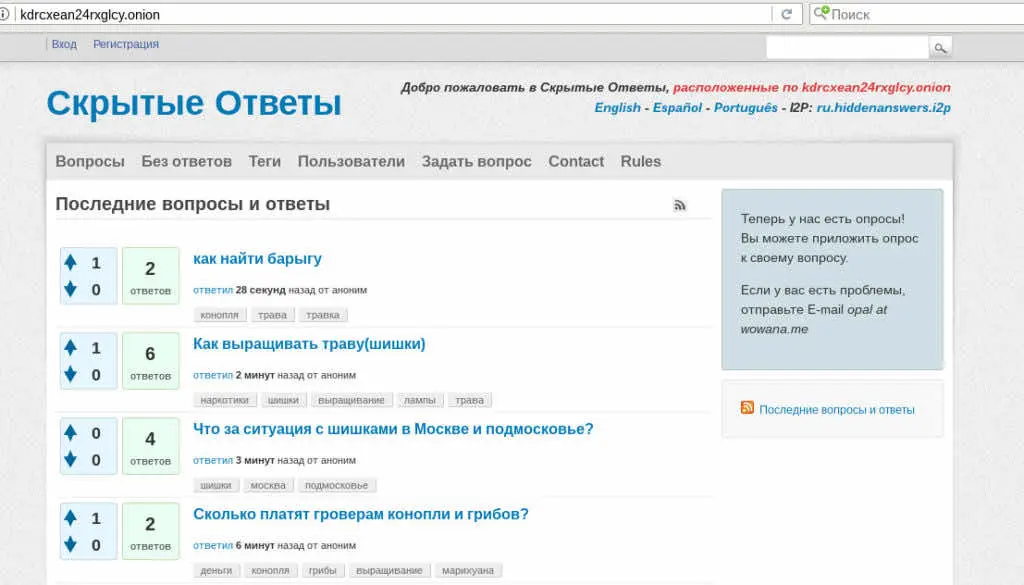 Скрытые Ответы