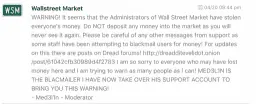 Wall Street Market ушел по английски. Кинув своих клиентов на $30млн. И это не все. Они еще и шантажируют.